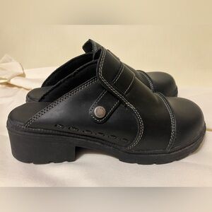 Lug Sole Moto Biker Mules